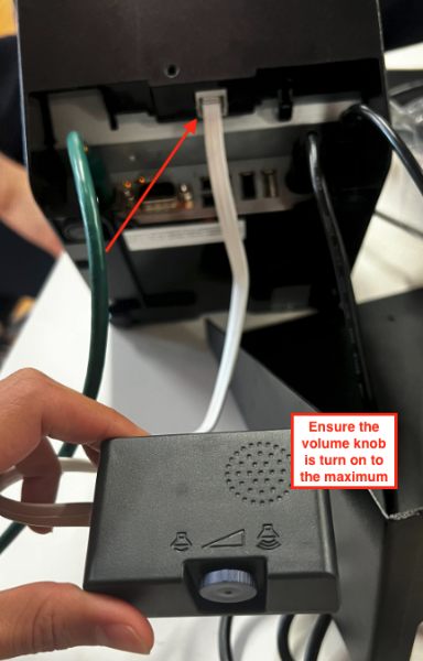 Configuring an Expo printer with an optional 