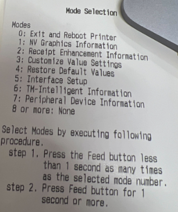 Configuring an Expo printer with an optional 